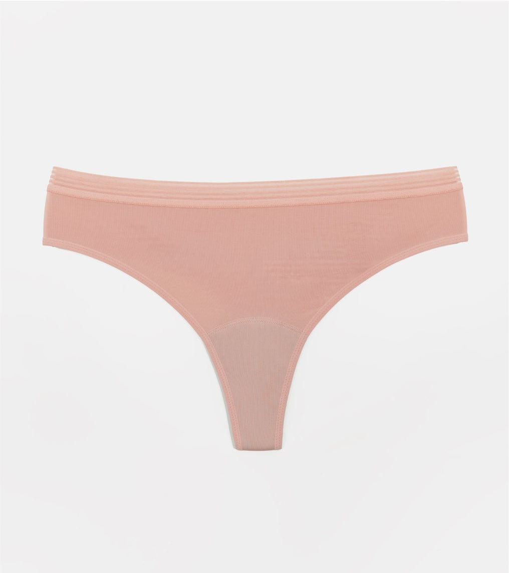 High-Rise - Recyceltes Nylon - Coral