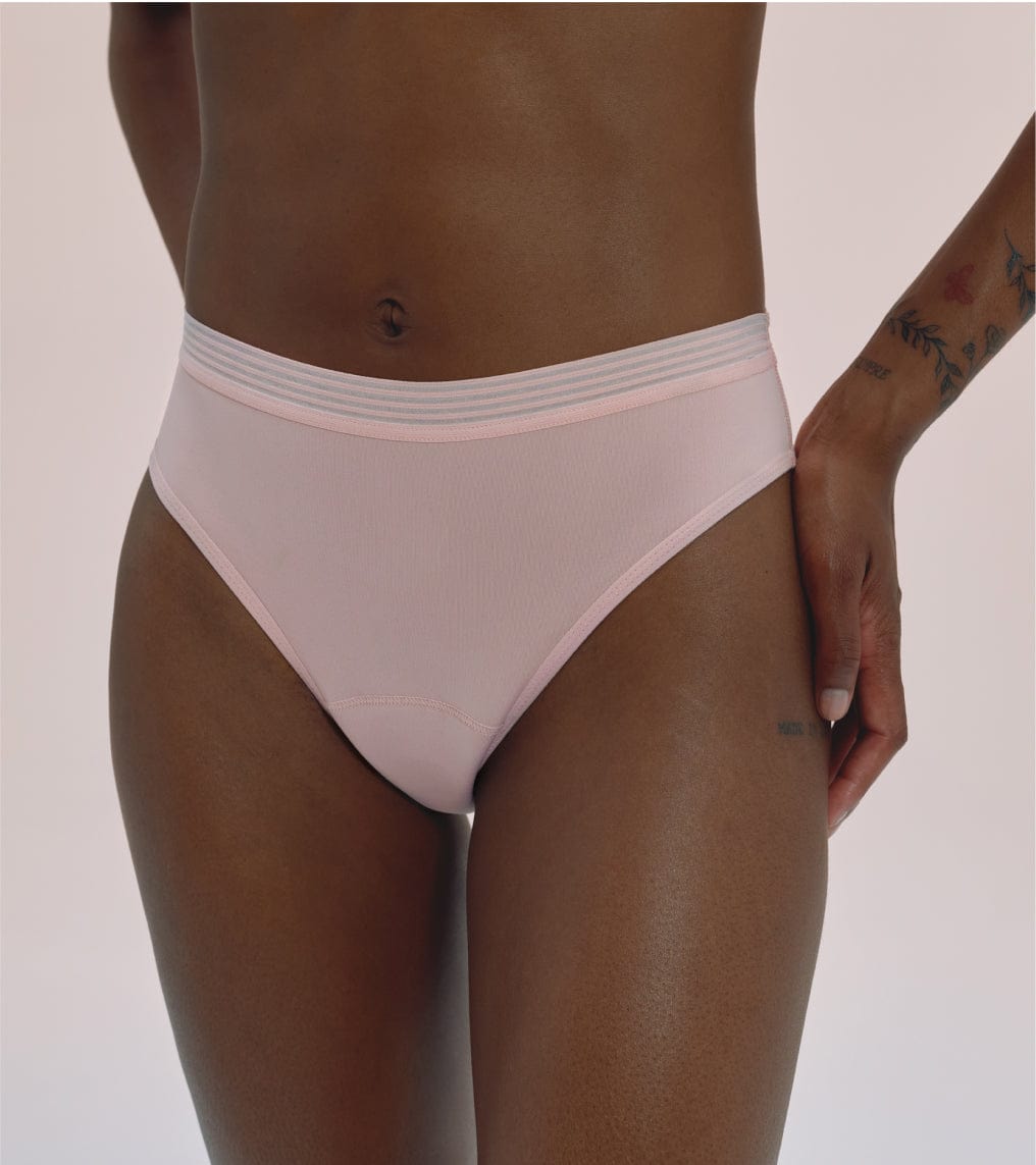High-Rise - Recyceltes Nylon - Coral