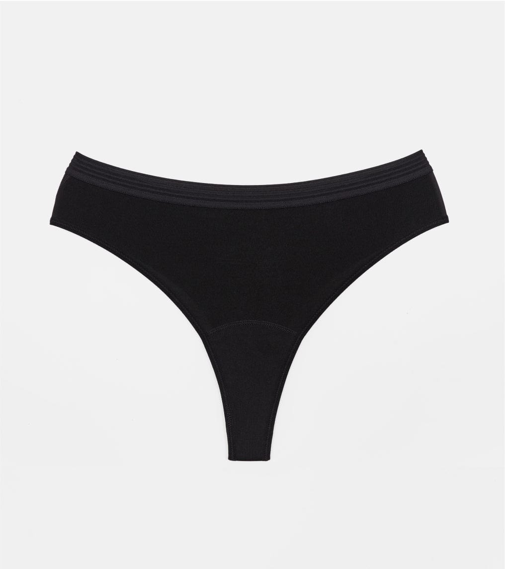 High-Rise - Recyceltes Nylon - Schwarz