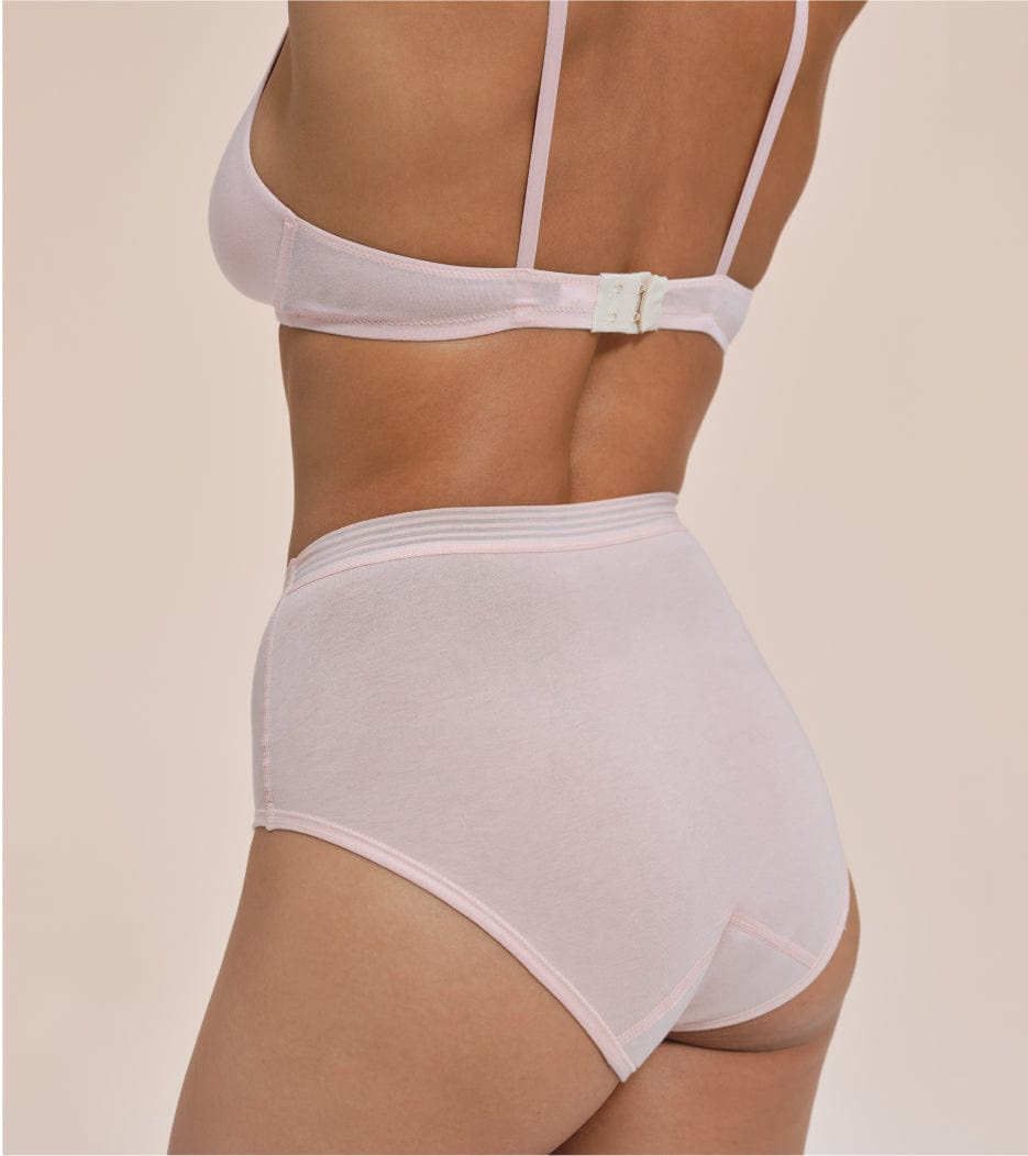 High-Waist - Bio-Baumwolle - Coral