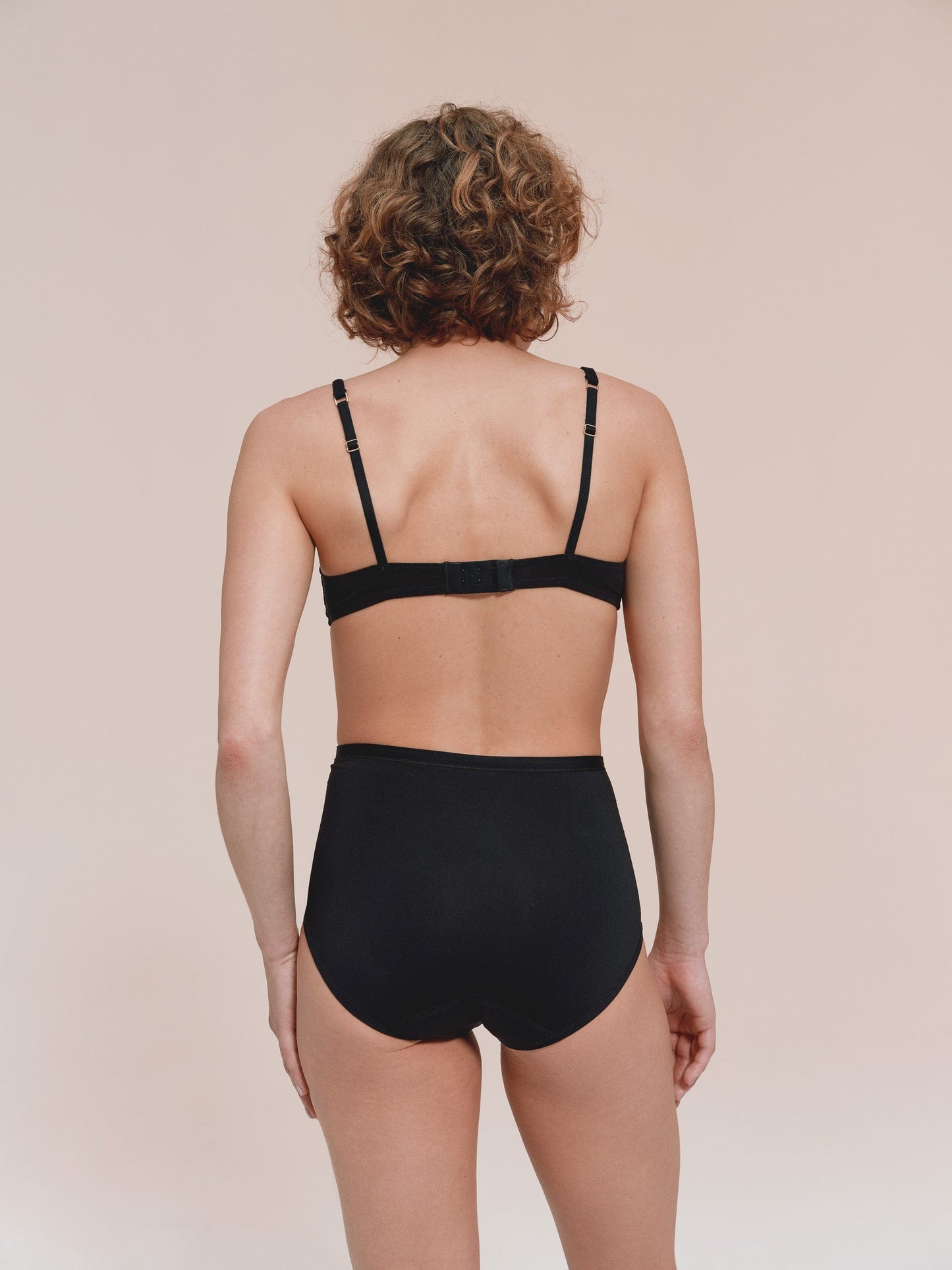 High-Waist - Tencel - Schwarz