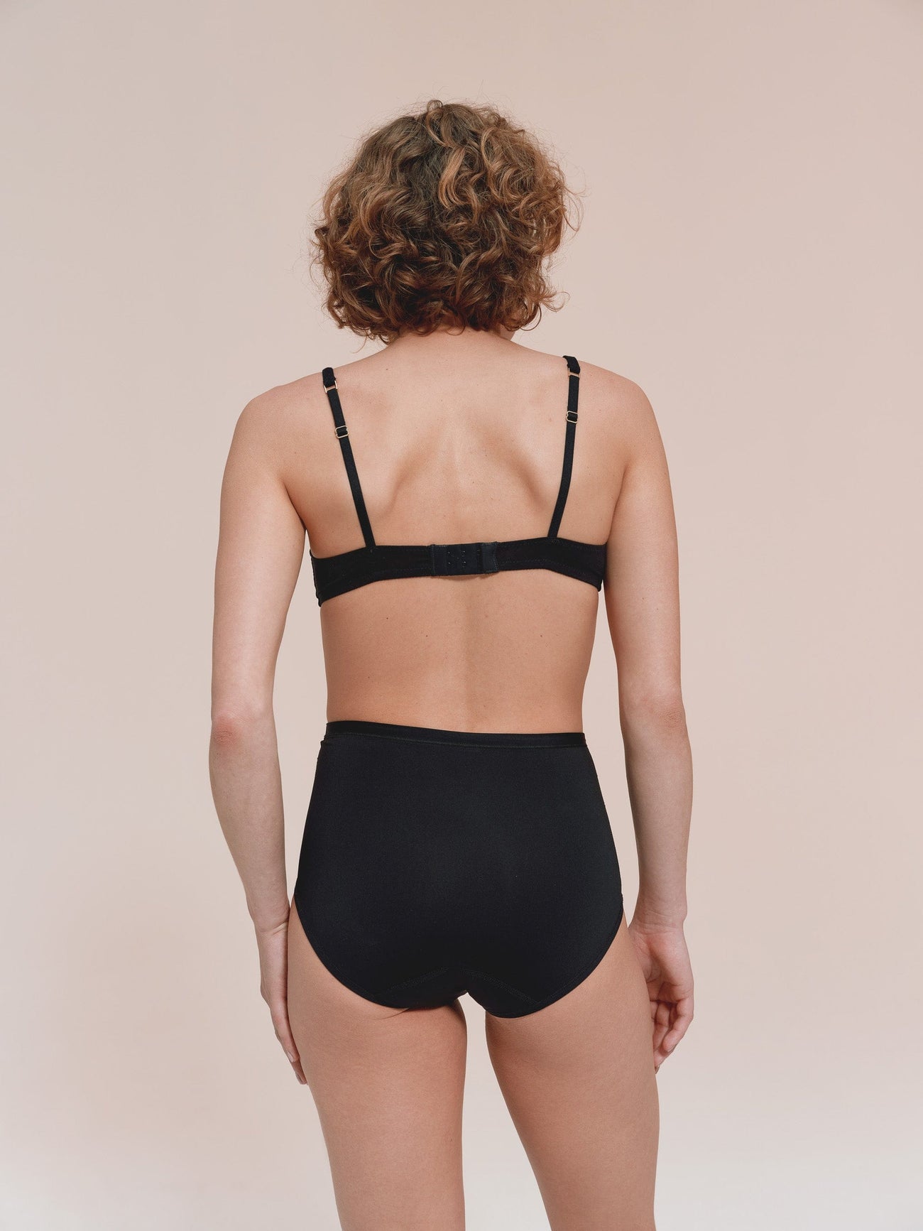 High-Waist - Tencel - Schwarz
