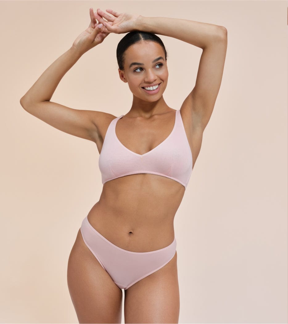 Spitze Brief - Recyceltes Nylon - Coral