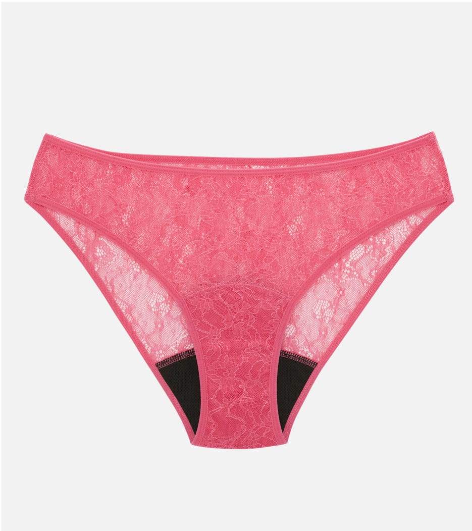All Lace Brief - Recyceltes Nylon - Pink