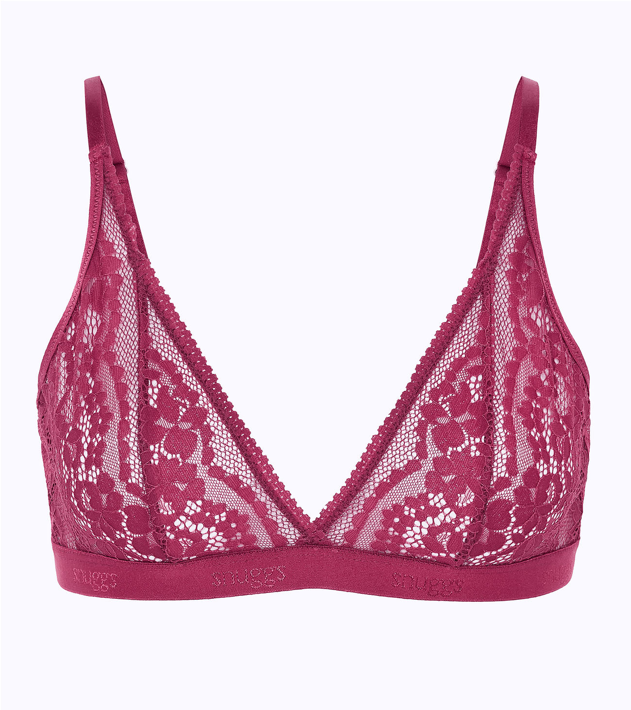 Muse - Triangel Bralette - Kirschrot